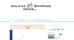 Desktop Screenshot of halifaxshippingnews.ca