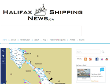 Tablet Screenshot of halifaxshippingnews.ca
